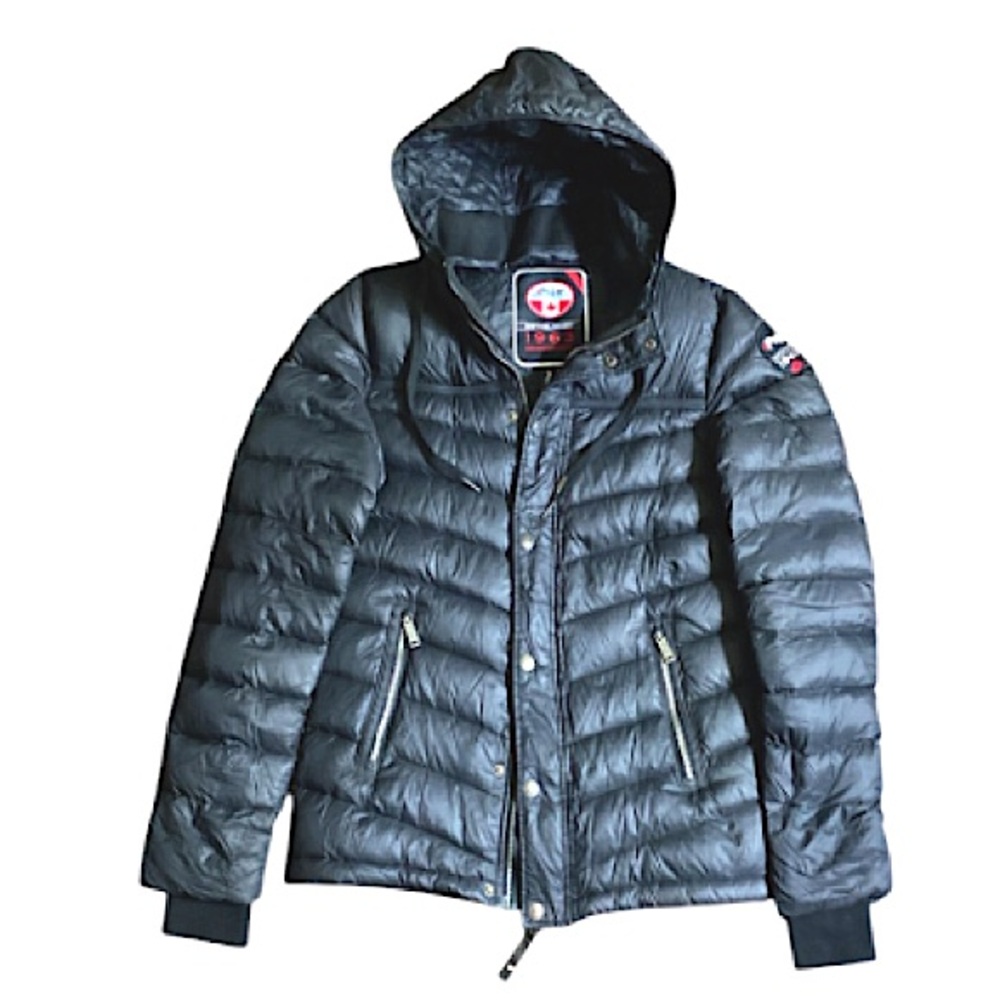 Pajar Duvet Blend Puffer Black Hoodie Jacket Size S|P